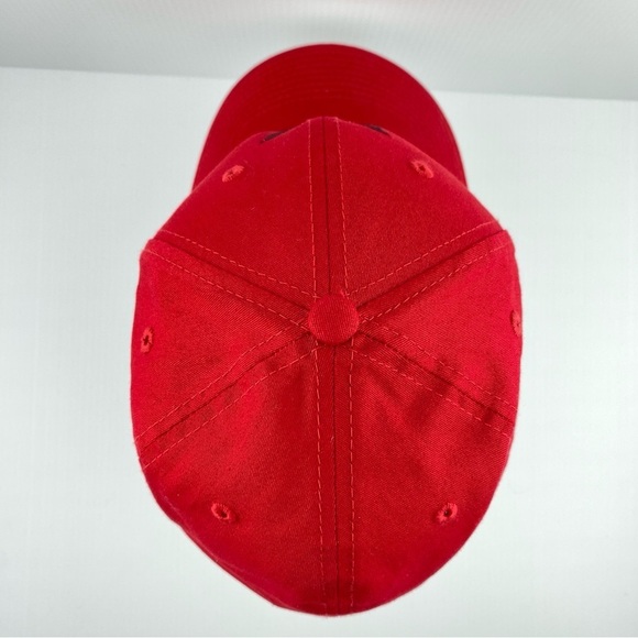 New Era 39Thirty Red X Hat Med/Large Stretch Fit Cotton Spandex Ballcap - Picture 5 of 10